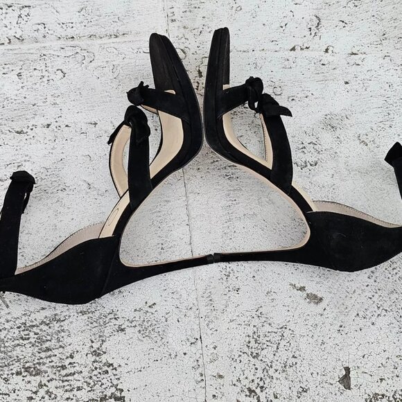 Jessica Simpson Women Heel Pump Sandal Black Suede Upper JS Kaycie Size 8.5M 39 - Picture 9 of 13